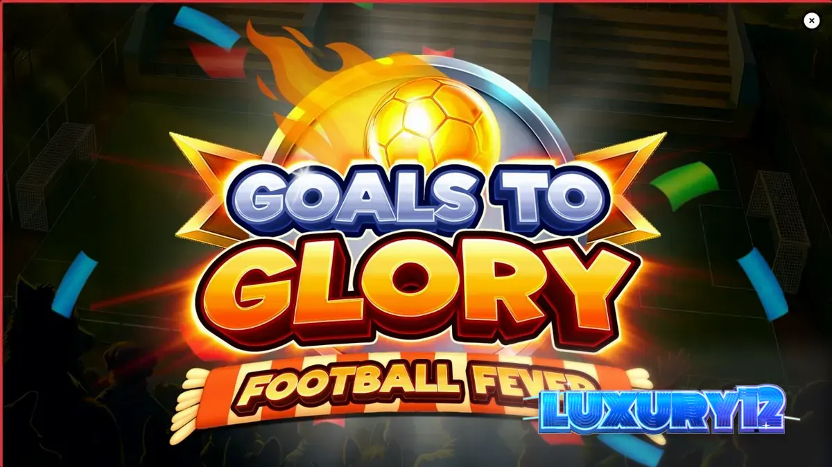 Tampilan visual slot Goals to Glory Football Fever dengan karakter hewan pemain sepak bola